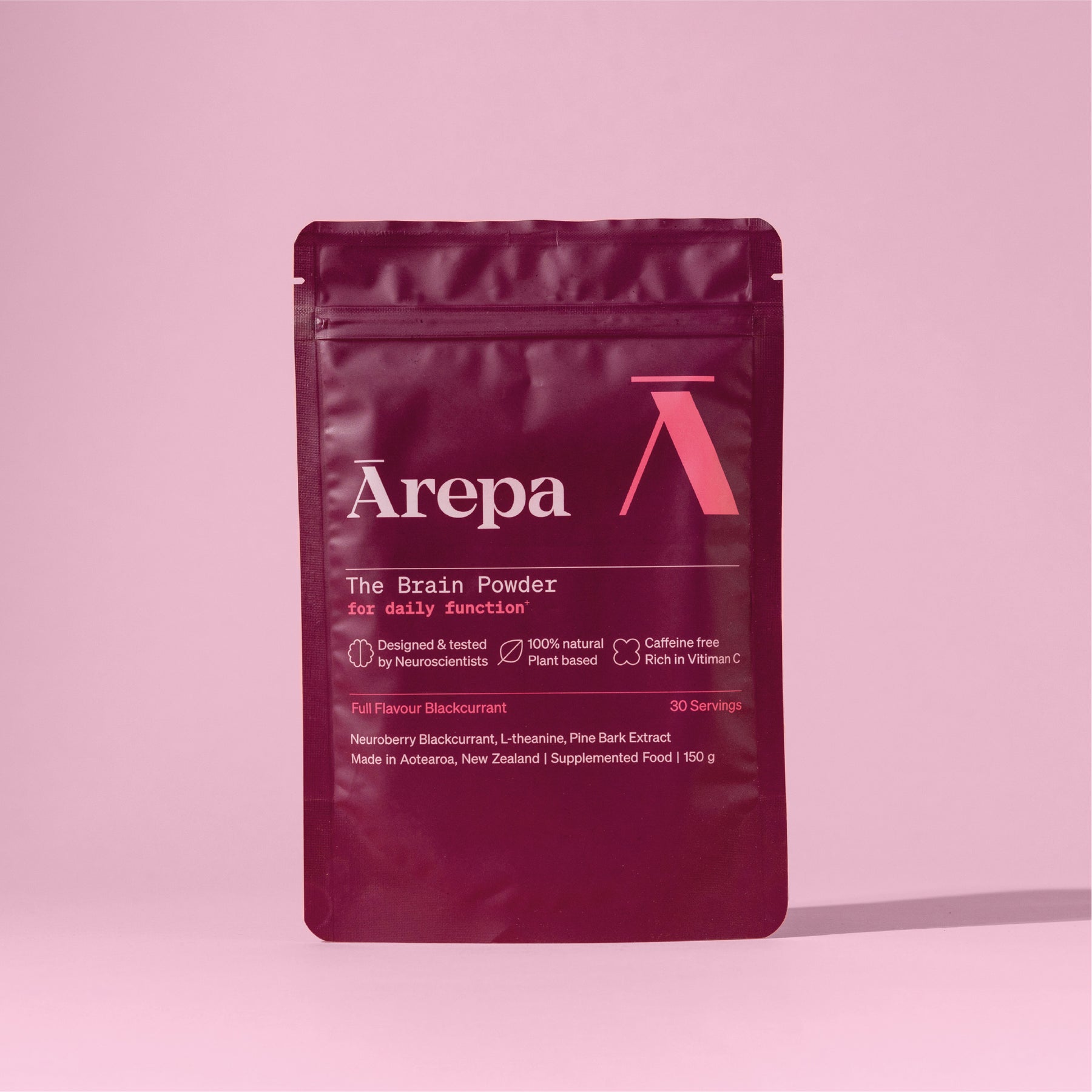 Image showcasing The Brain Powder for Daily Function⁺ - Drink Ārepa Australia
