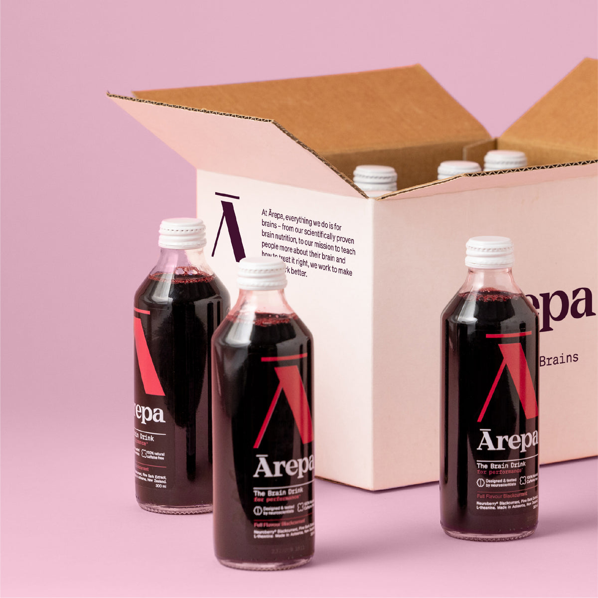 The Brain Drink for Performance (300ml)† - Drink Ārepa Australia 