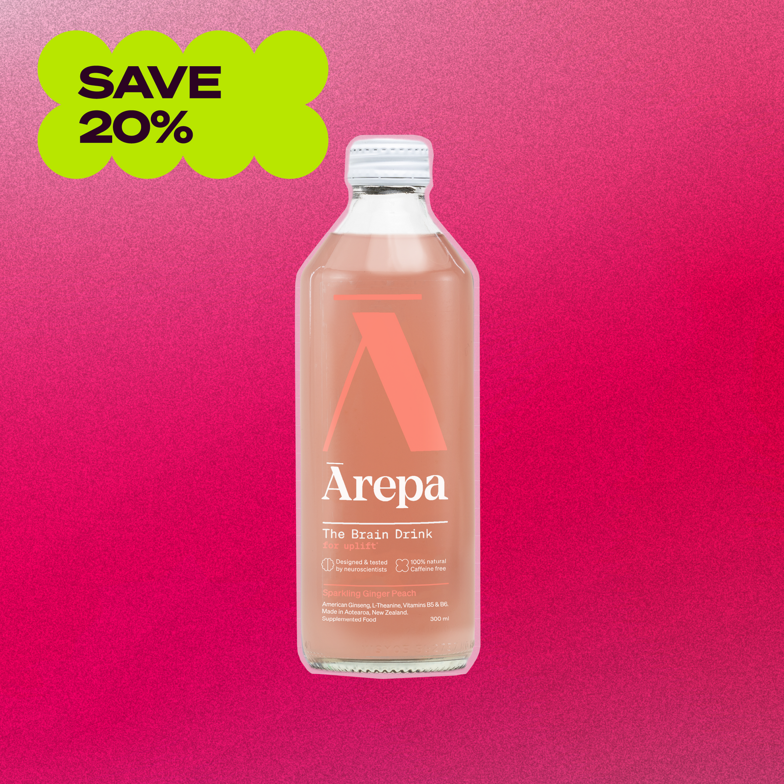 SALE - The Brain Drink for Uplift - Ginger Peach⁺